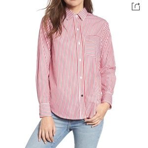 Current/Elliot The Derby Striped Shirt